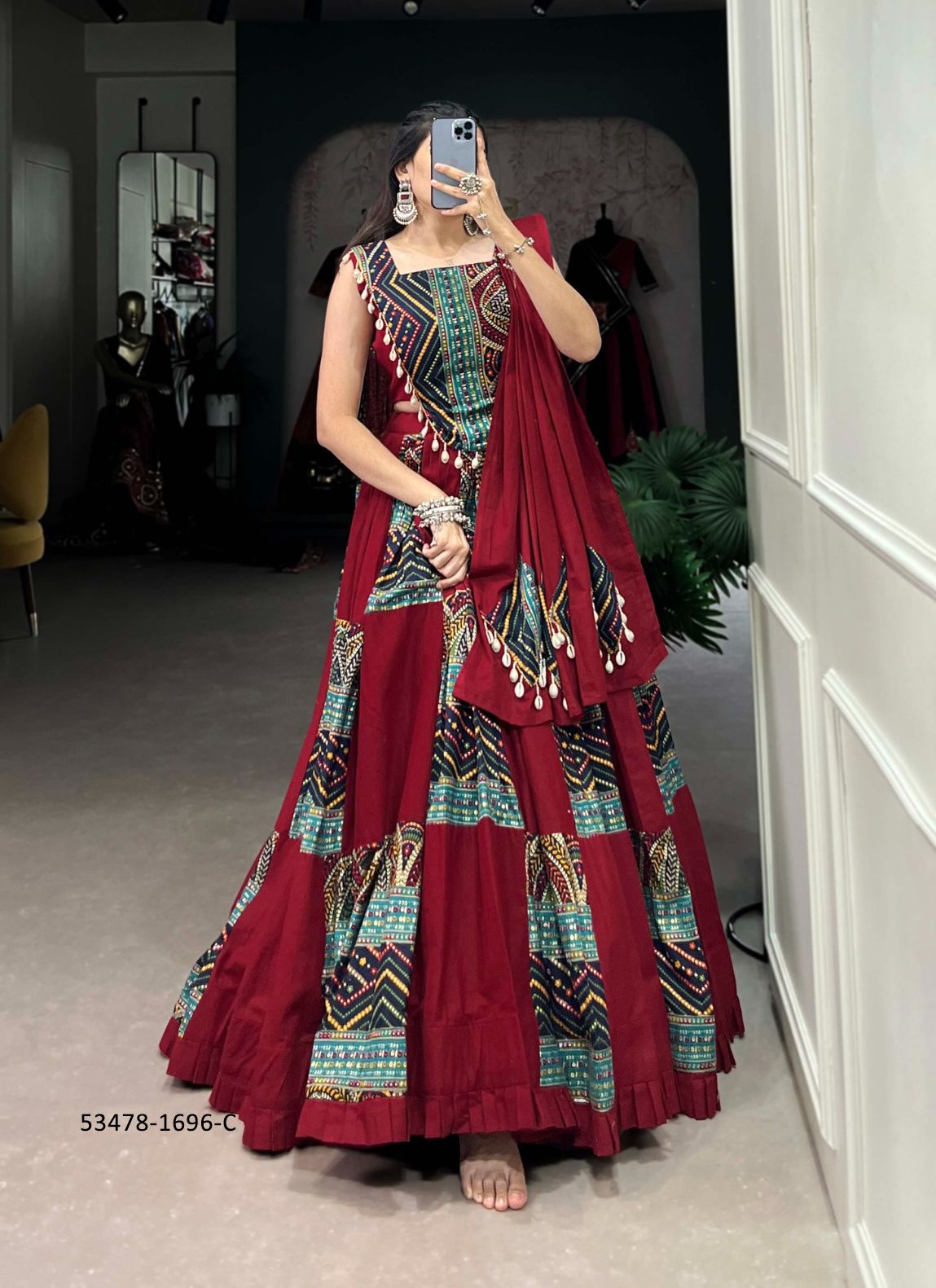 SERIES 1696 - CATALOG # 53478 (SET OF 3 READYMADE LEHENGAS) SERIES 1696 - CATALOG # 53478 (SET OF 3 READYMADE LEHENGAS)