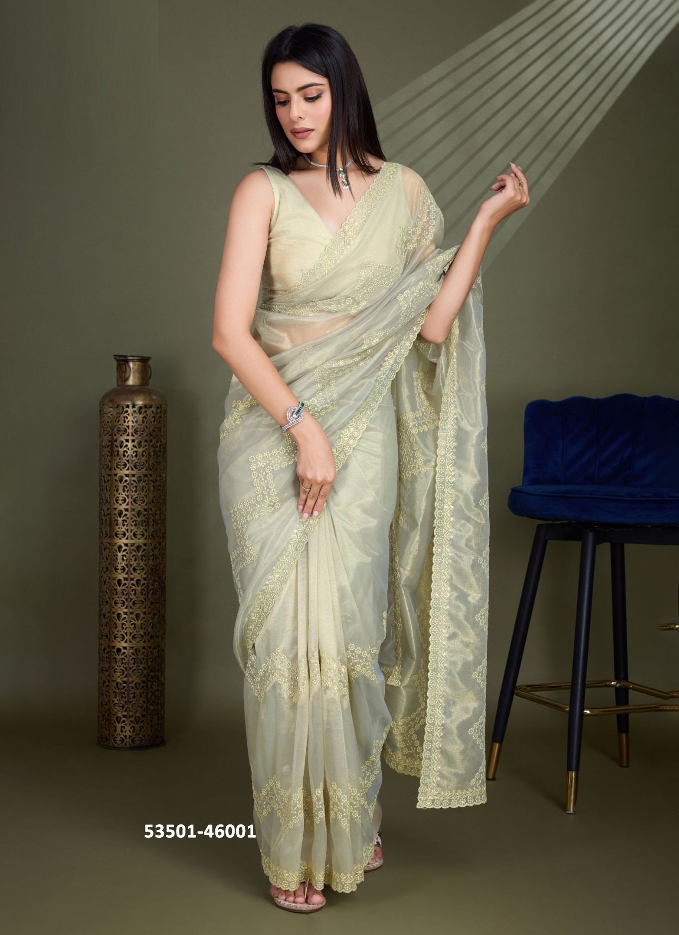 POSH - CATALOG # 53501 (SET OF 3 SAREES) POSH - CATALOG # 53501 (SET OF 3 SAREES)