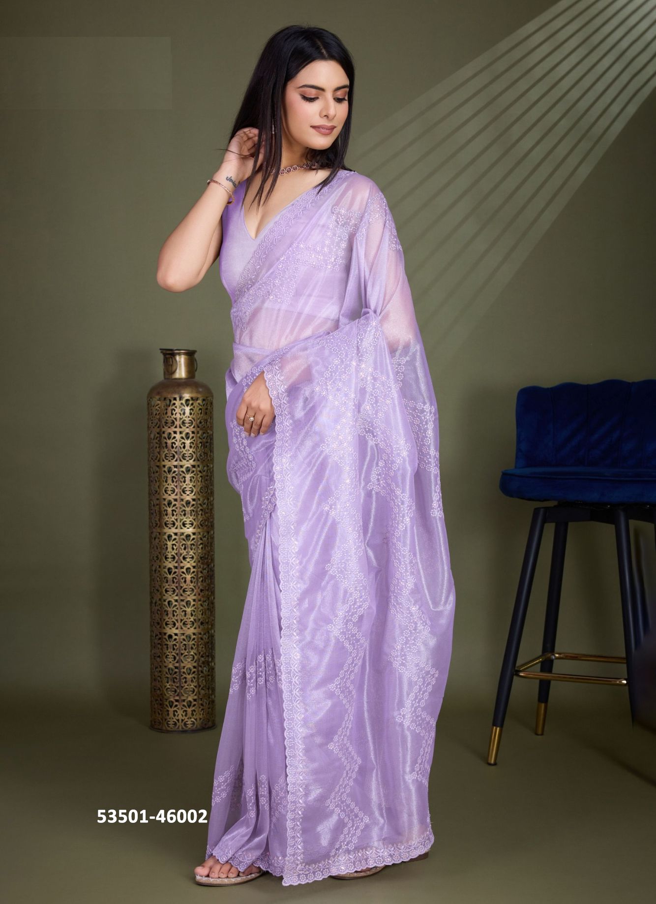 POSH - CATALOG # 53501 (SET OF 3 SAREES) POSH - CATALOG # 53501 (SET OF 3 SAREES)