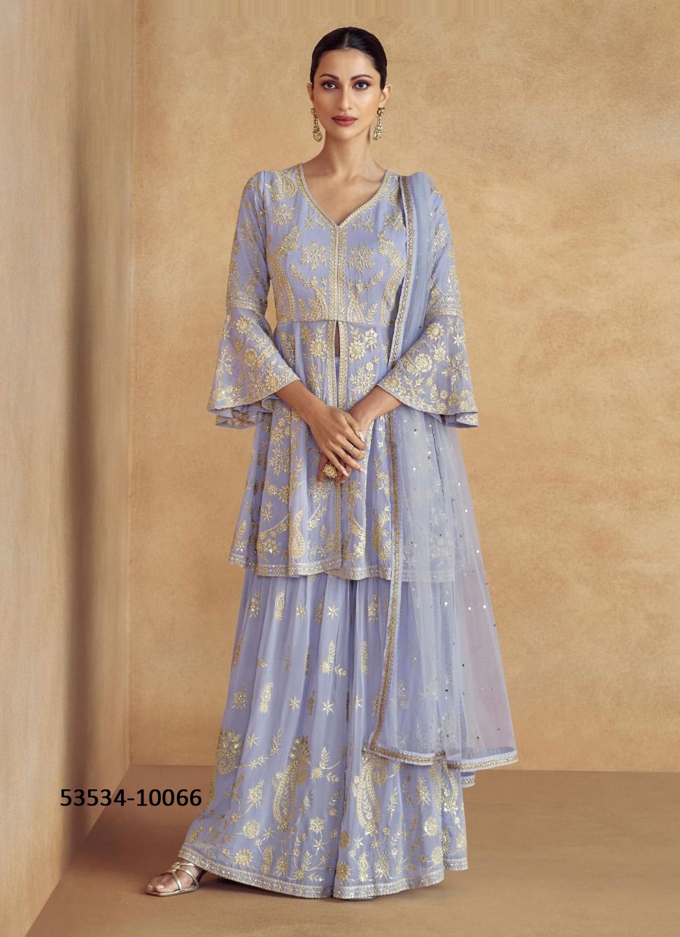 NUSRAT - CATALOG # 53534 (SET OF 3 READYMADE SUITS)