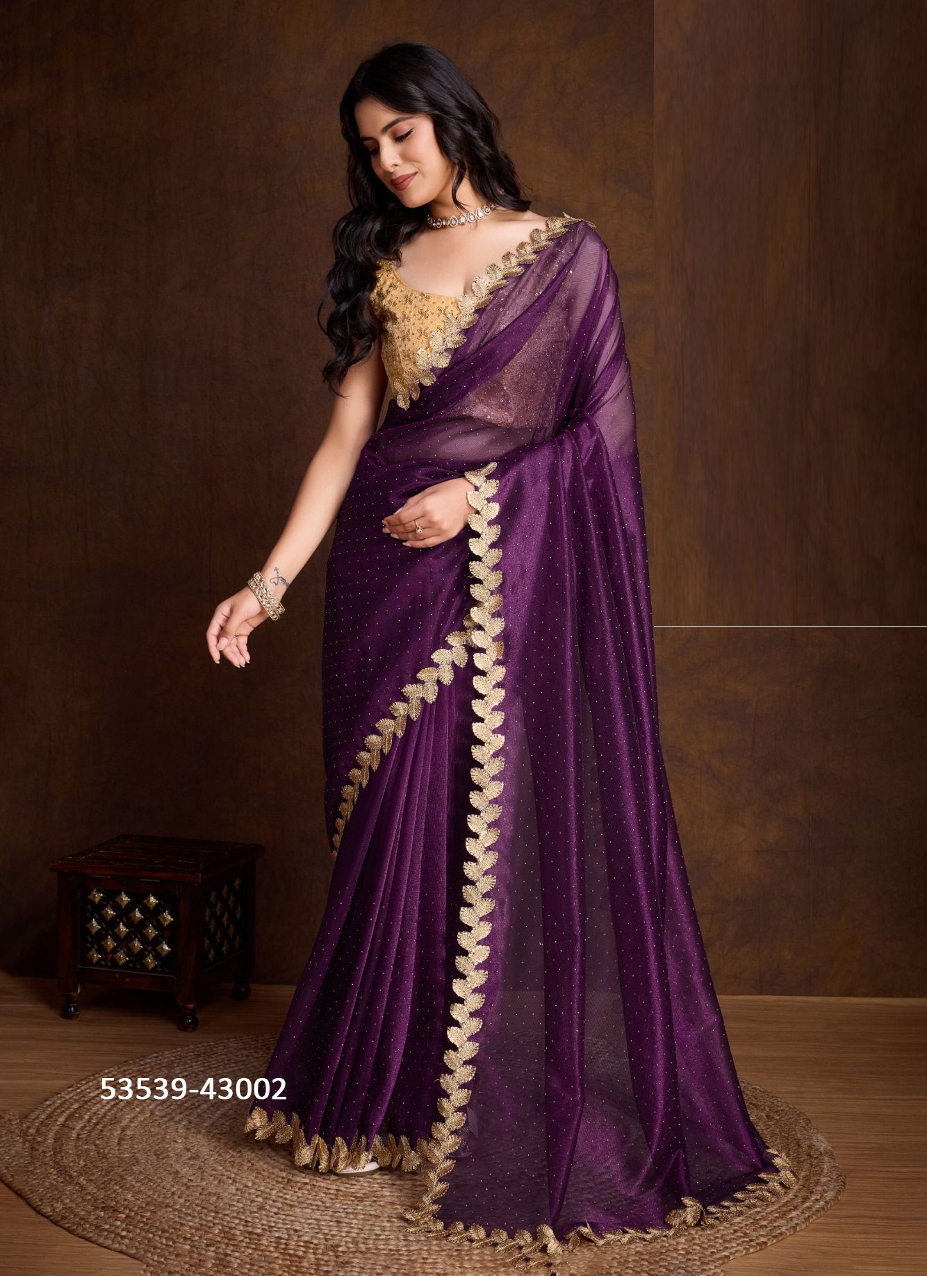 AUREATE - CATALOG # 53539 (SET OF 4 SAREES)
