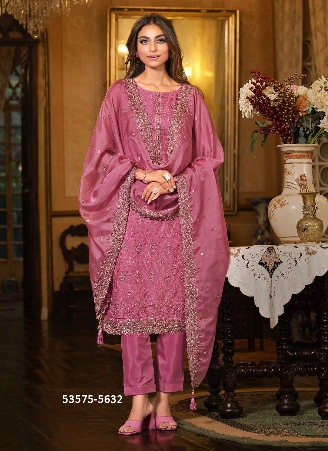 ARIYAH - CATALOG # 53575 (SET OF 6 SEMI-STITCHED SUITS)
