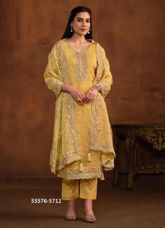 AROHI - CATALOG # 53576 (SET OF 6 SEMI-STITCHED SUITS)