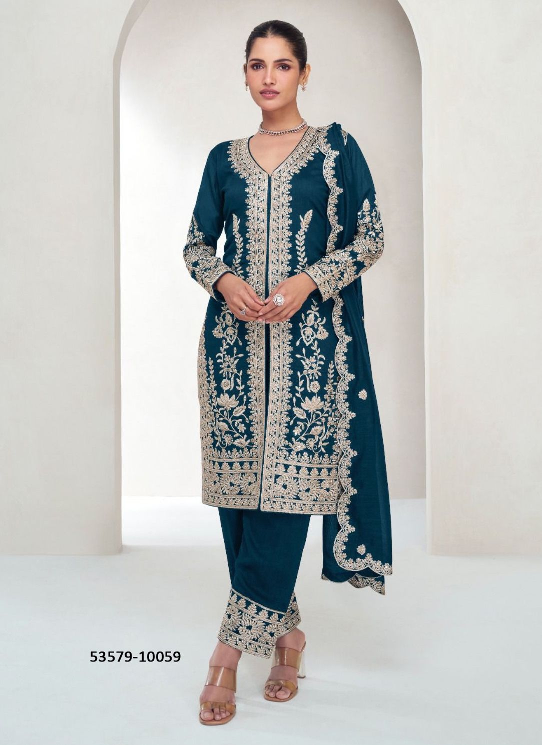 AAROHI - CATALOG # 53579 (SET OF 4 READYMADE SUITS)
