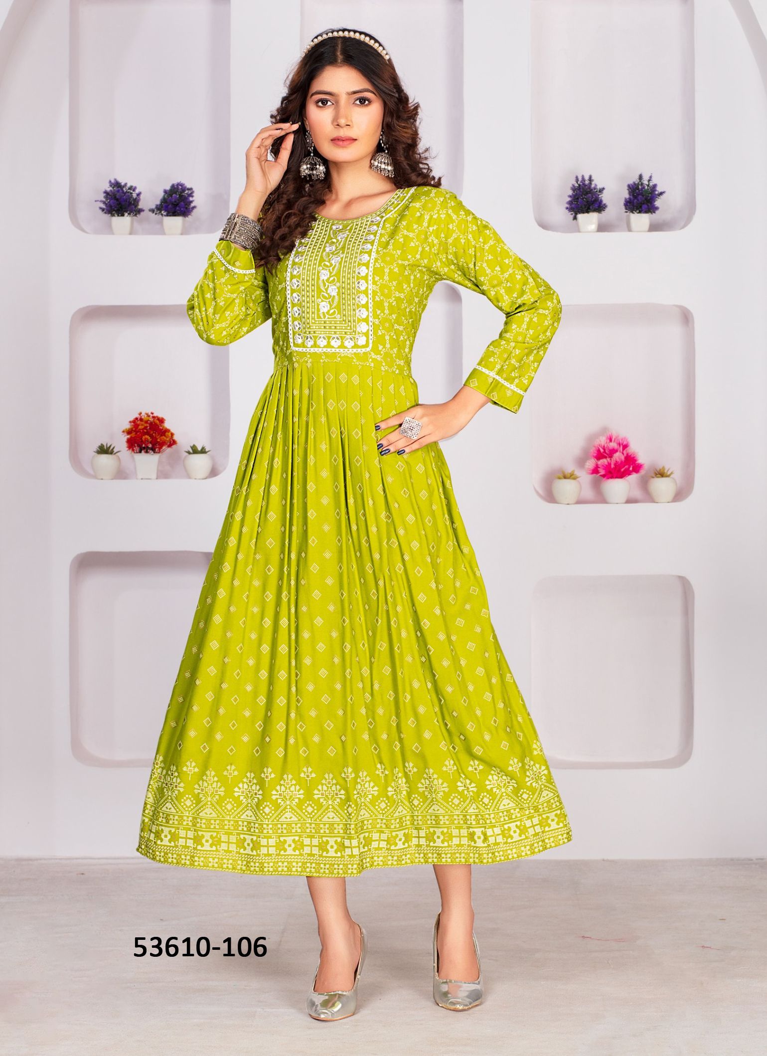 KAYA - CATALOG # 53610 (SET OF 6 READYMADE KURTIS) KAYA - CATALOG # 53610 (SET OF 6 READYMADE KURTIS)
