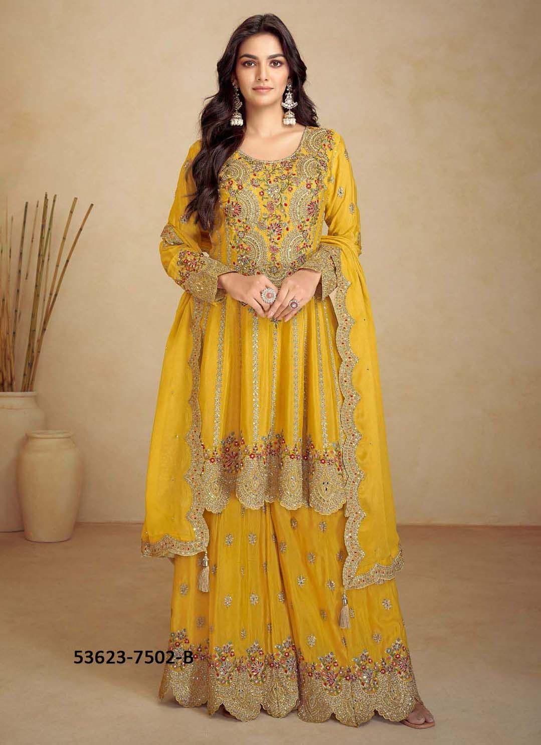 JALWA - CATALOG # 53623 (SET OF 5 READYMADE SUITS)