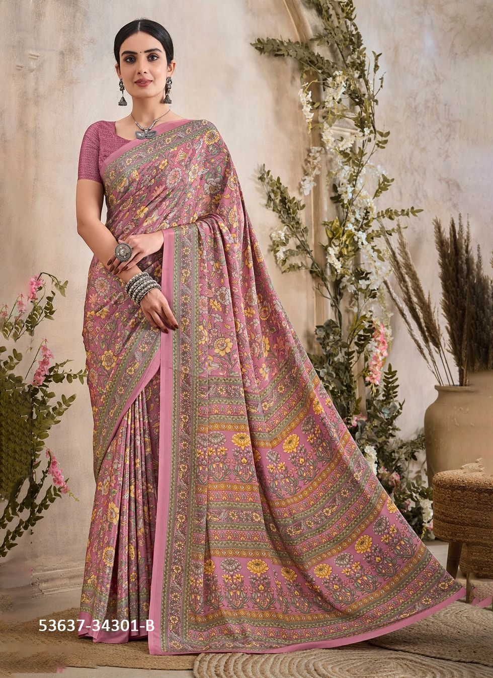 VIVANTA SILK 36 - CATALOG # 53637 (SET OF 12 SAREES) VIVANTA SILK 36 - CATALOG # 53637 (SET OF 12 SAREES)