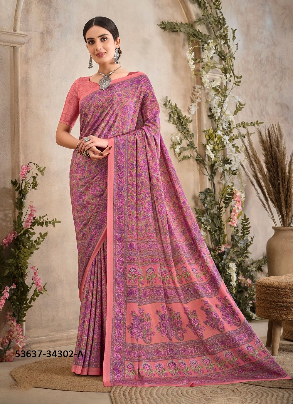 VIVANTA SILK 36 - CATALOG # 53637 (SET OF 12 SAREES) VIVANTA SILK 36 - CATALOG # 53637 (SET OF 12 SAREES)