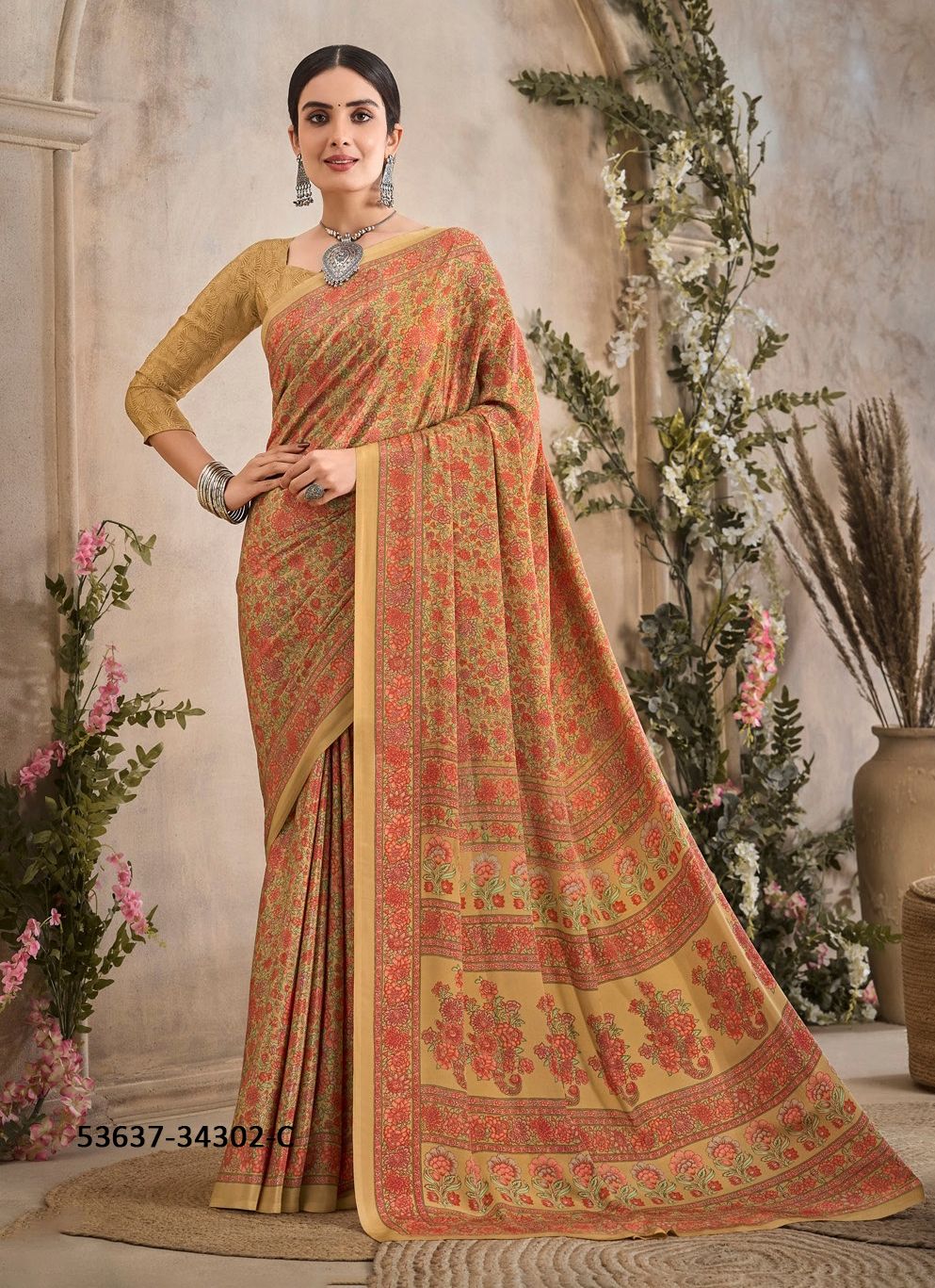 VIVANTA SILK 36 - CATALOG # 53637 (SET OF 12 SAREES) VIVANTA SILK 36 - CATALOG # 53637 (SET OF 12 SAREES)