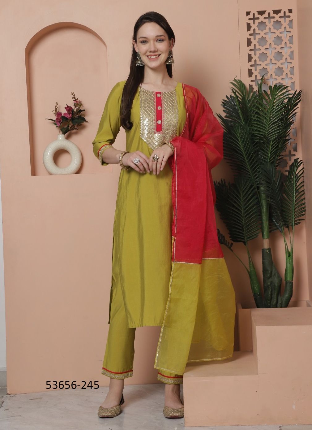 RAASHI - CATALOG # 53656 (SET OF 6 READYMADE SUITS)