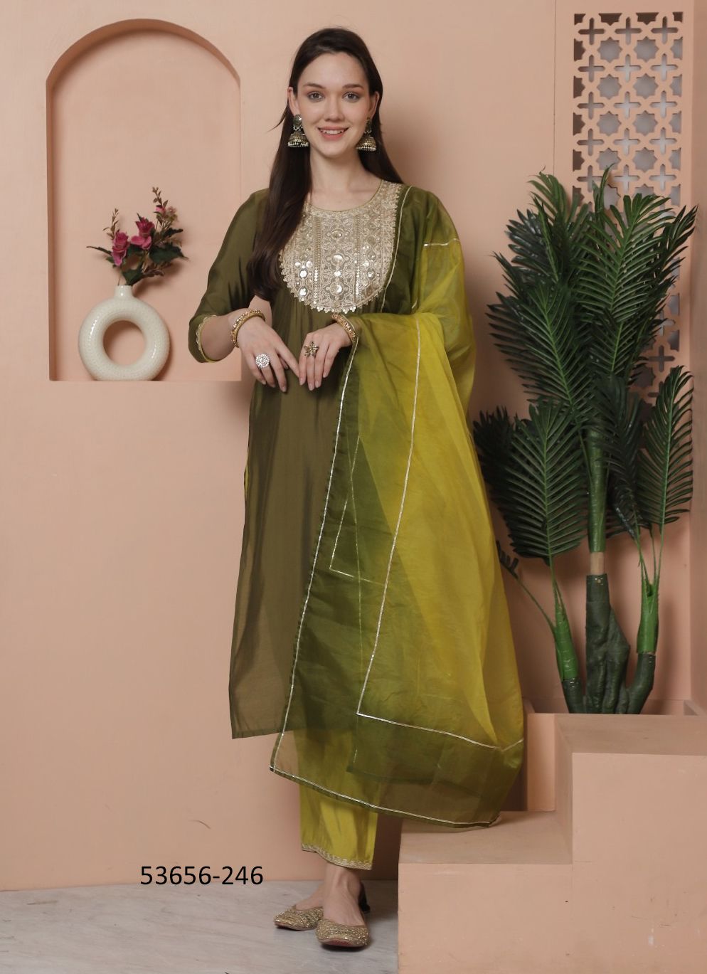 RAASHI - CATALOG # 53656 (SET OF 6 READYMADE SUITS)