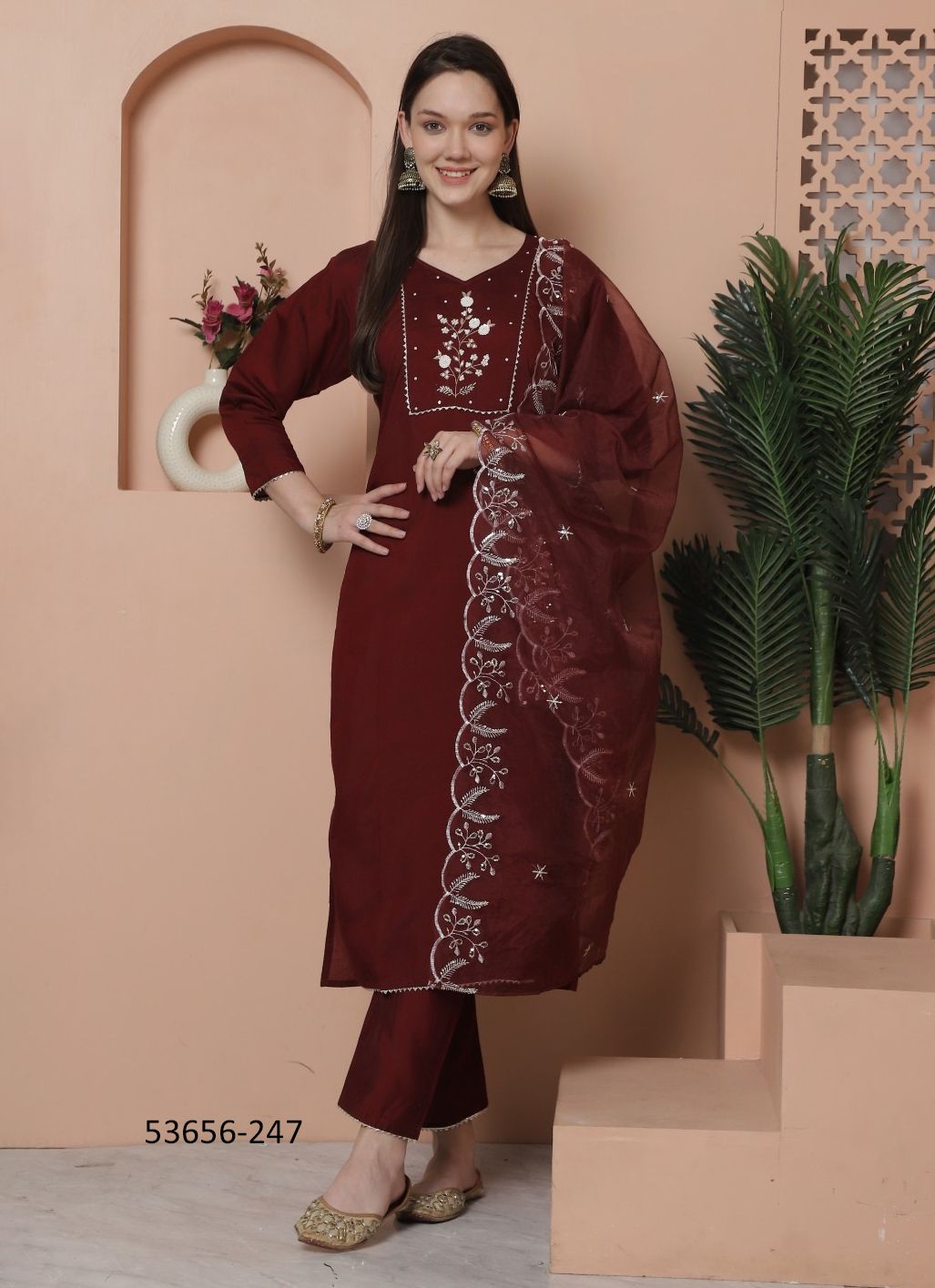 RAASHI - CATALOG # 53656 (SET OF 6 READYMADE SUITS)