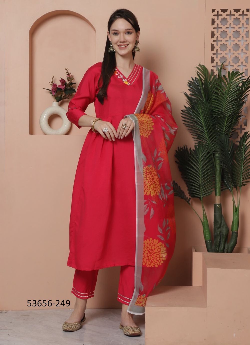 RAASHI - CATALOG # 53656 (SET OF 6 READYMADE SUITS)