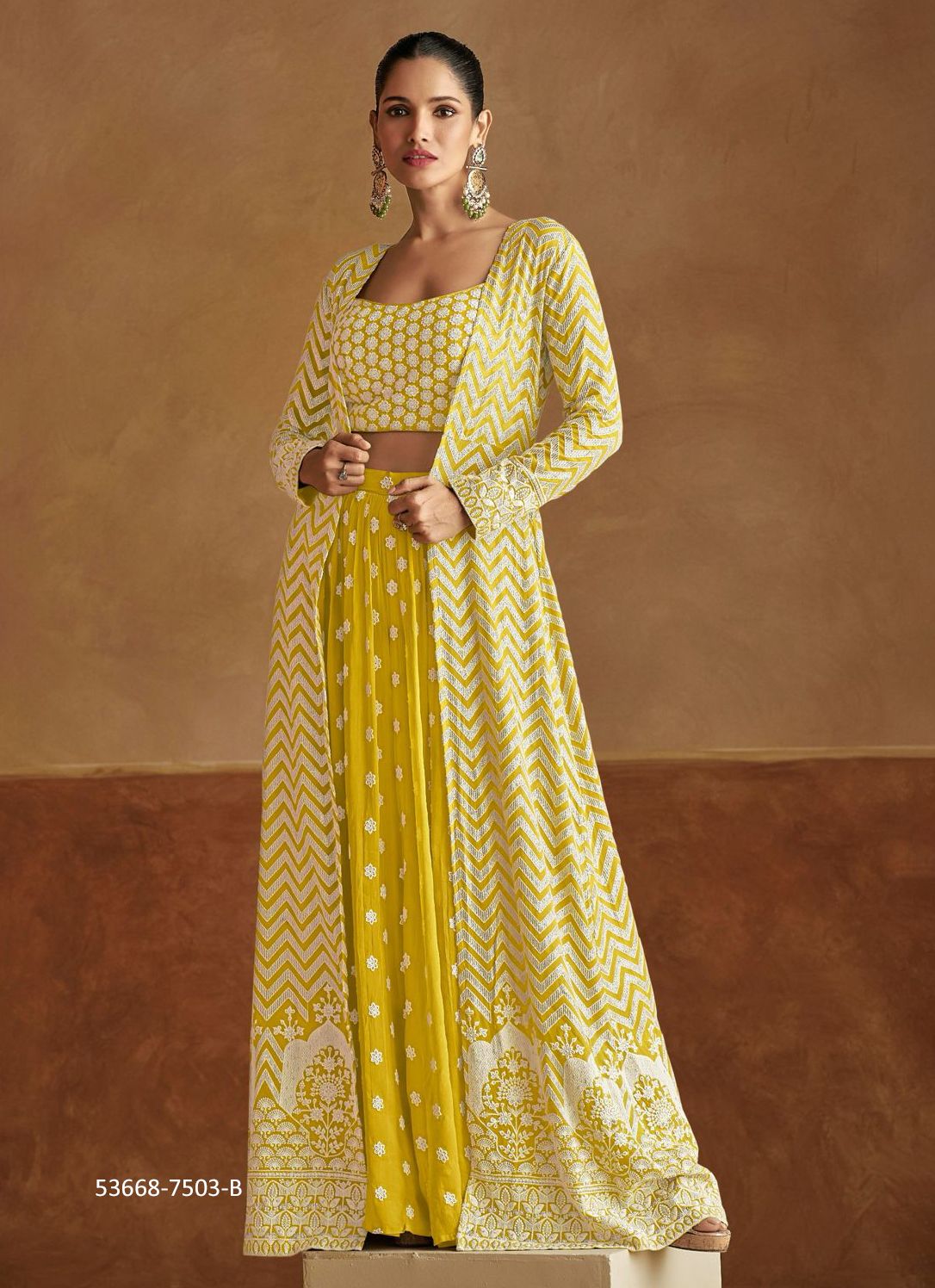 GEETIKA - CATALOG # 53668 (SET OF 3 READYMADE LEHENGAS) GEETIKA - CATALOG # 53668 (SET OF 3 READYMADE LEHENGAS)