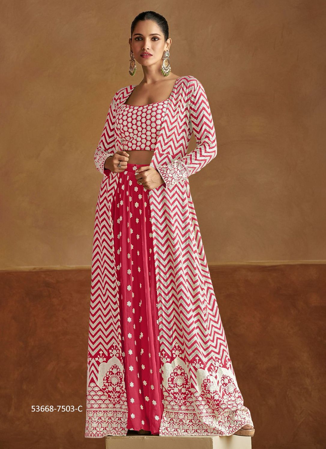 GEETIKA - CATALOG # 53668 (SET OF 3 READYMADE LEHENGAS) GEETIKA - CATALOG # 53668 (SET OF 3 READYMADE LEHENGAS)