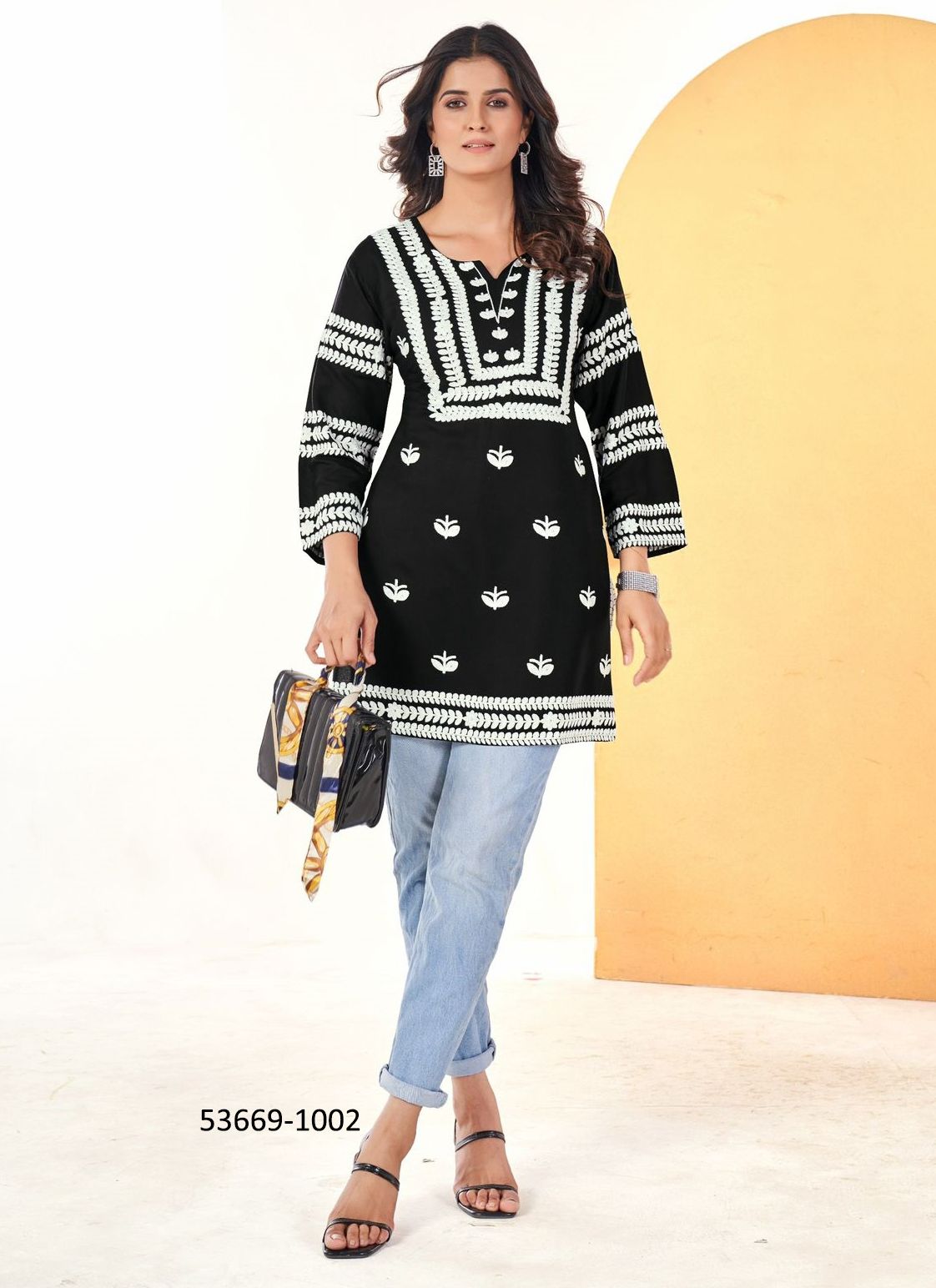 HOLA PRO - CATALOG # 53669 (SET OF 6 READYMADE KURTIS) HOLA PRO - CATALOG # 53669 (SET OF 6 READYMADE KURTIS)