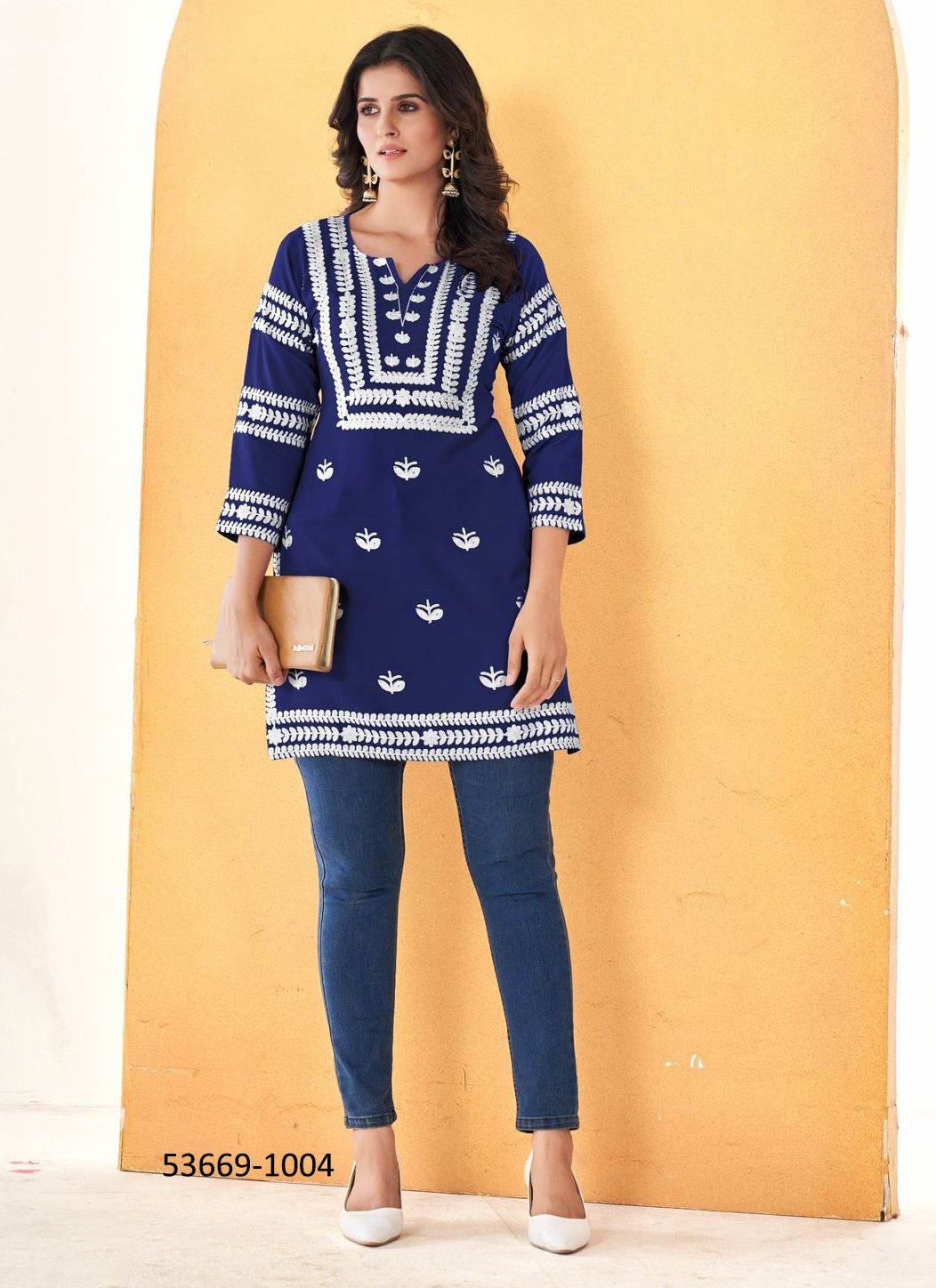 HOLA PRO - CATALOG # 53669 (SET OF 6 READYMADE KURTIS) HOLA PRO - CATALOG # 53669 (SET OF 6 READYMADE KURTIS)