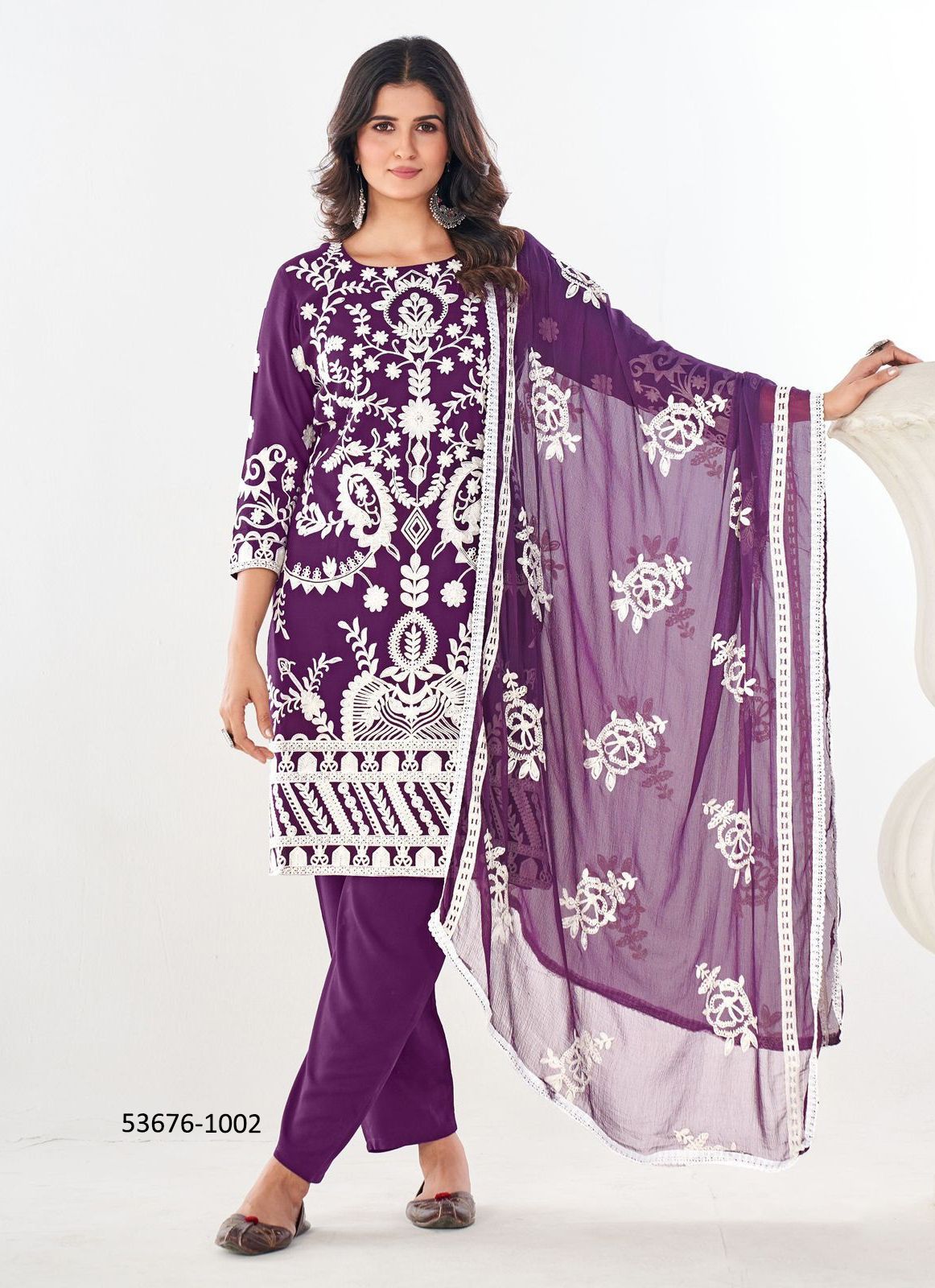 SAHIBA - CATALOG # 53676 (SET OF 6 READYMADE SUITS)