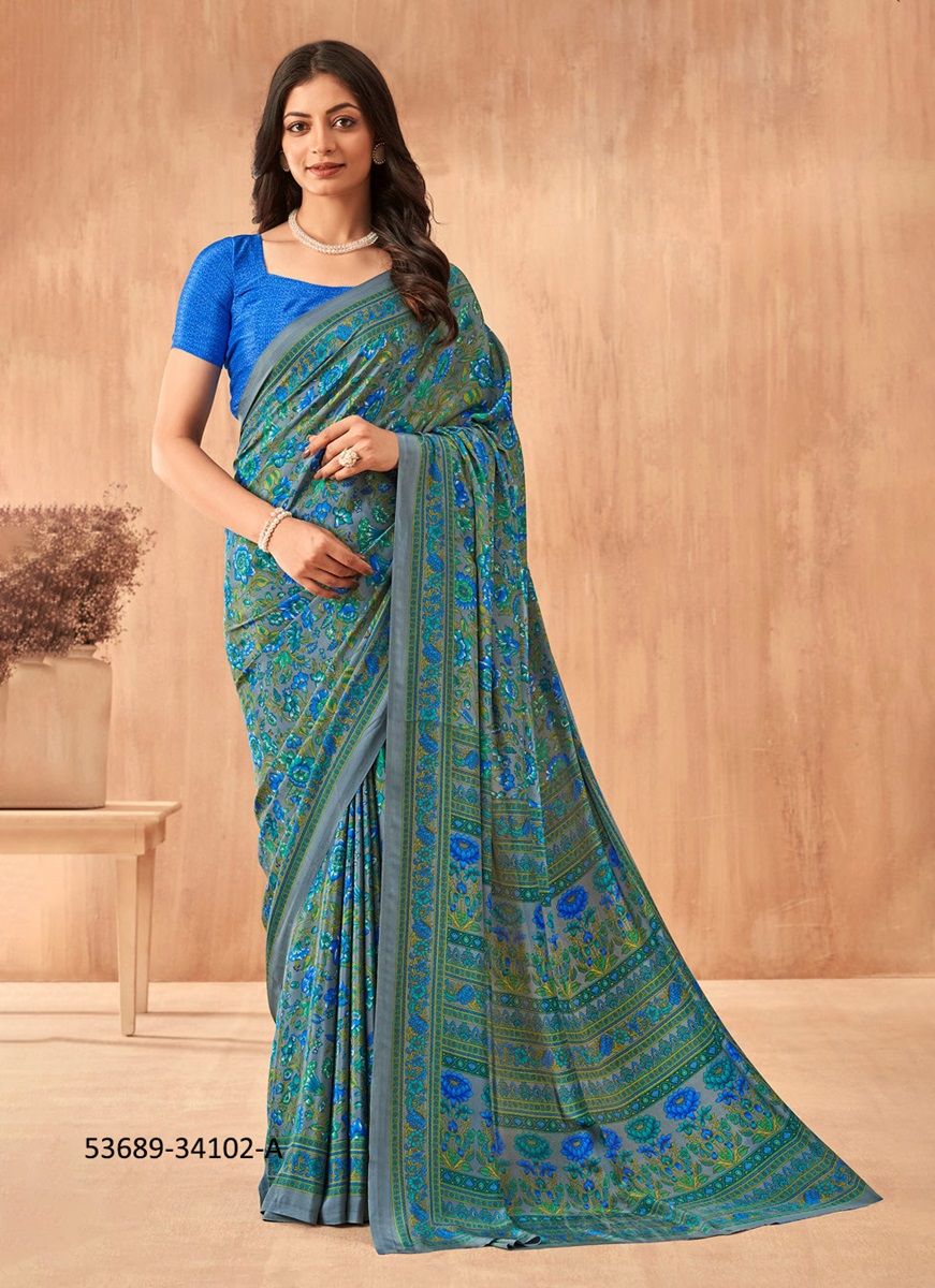 VIVANTA SILK 34 - CATALOG # 53689 (SET OF 12 SAREES) VIVANTA SILK 34 - CATALOG # 53689 (SET OF 12 SAREES)
