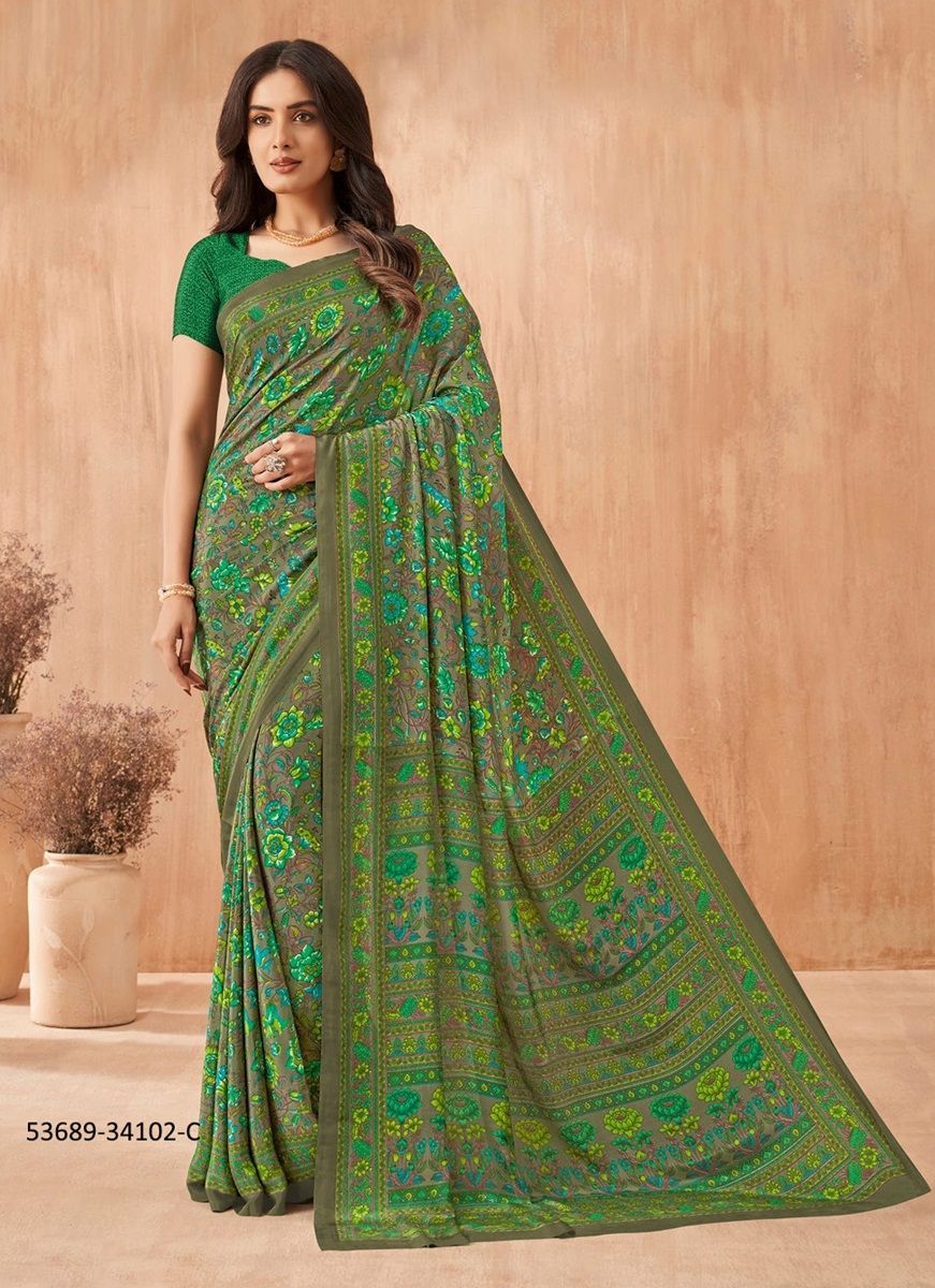 VIVANTA SILK 34 - CATALOG # 53689 (SET OF 12 SAREES) VIVANTA SILK 34 - CATALOG # 53689 (SET OF 12 SAREES)