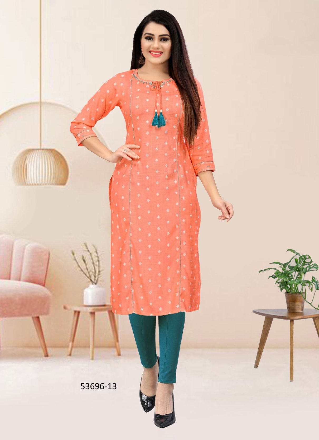 AADHYA - CATALOG # 53696 (SET OF 6 READYMADE KURTIS) AADHYA - CATALOG # 53696 (SET OF 6 READYMADE KURTIS)