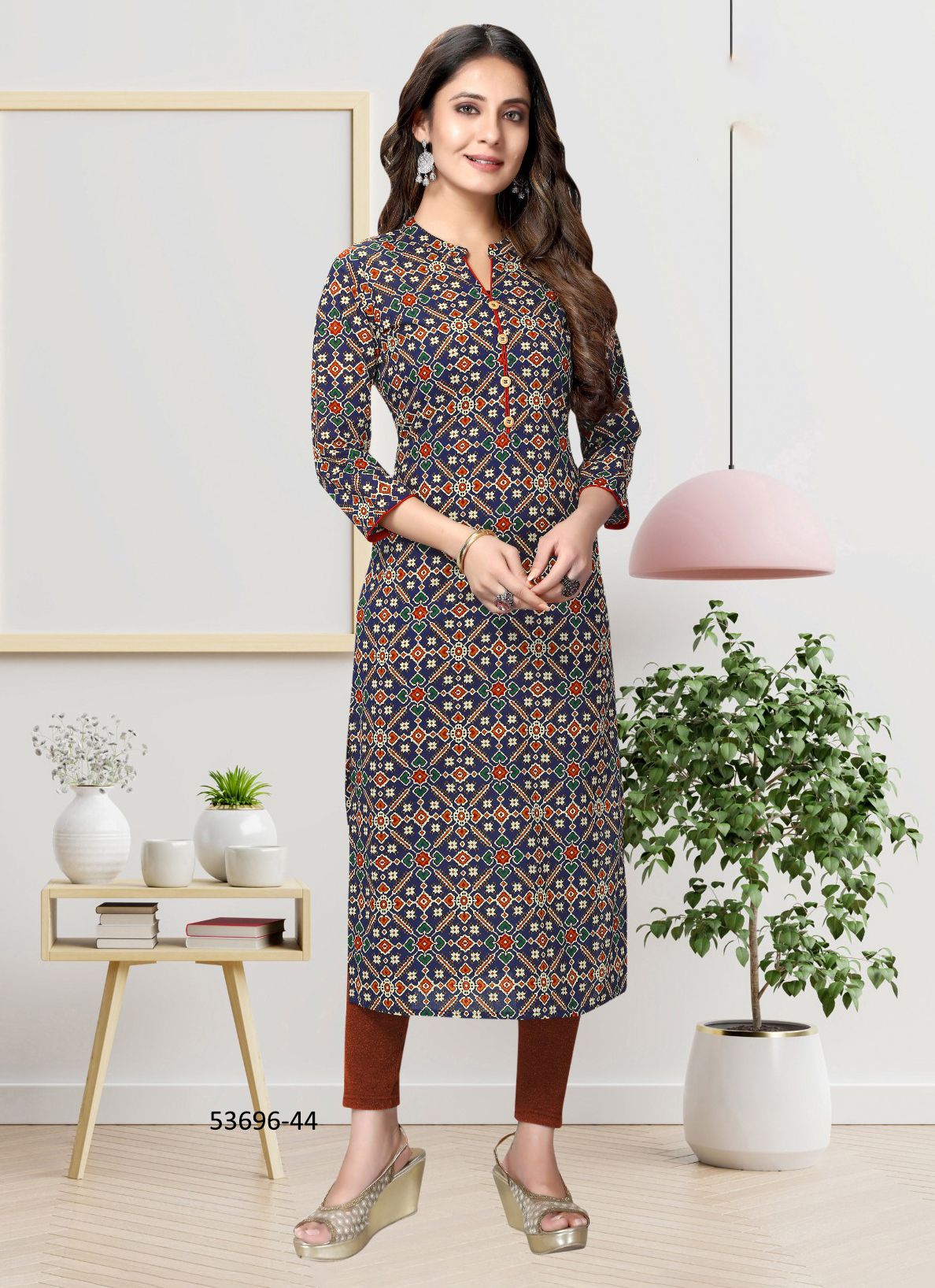 AADHYA - CATALOG # 53696 (SET OF 6 READYMADE KURTIS) AADHYA - CATALOG # 53696 (SET OF 6 READYMADE KURTIS)