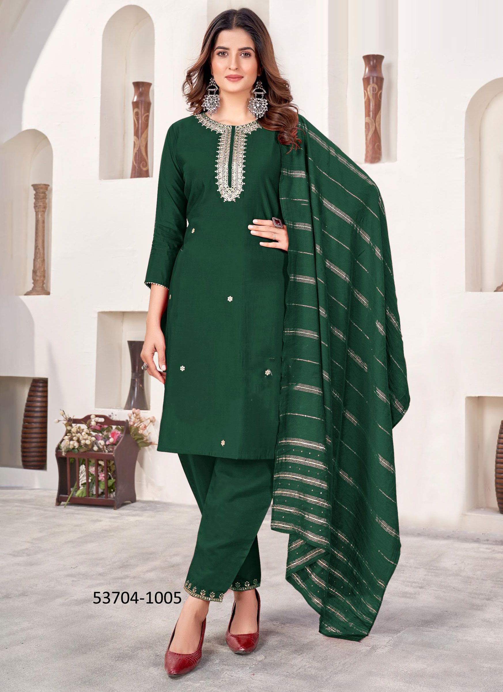 SHAKTI - CATALOG # 53704 (SET OF 6 READYMADE SUITS)