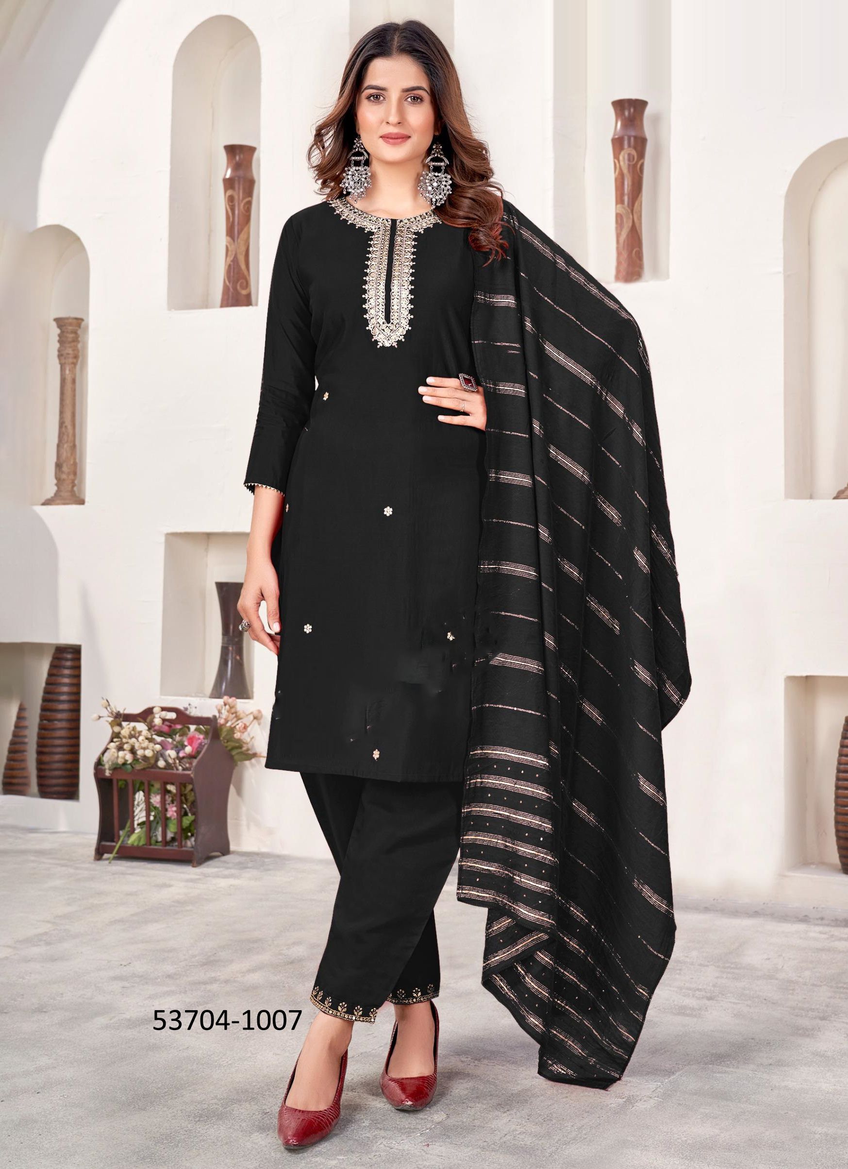 SHAKTI - CATALOG # 53704 (SET OF 6 READYMADE SUITS)