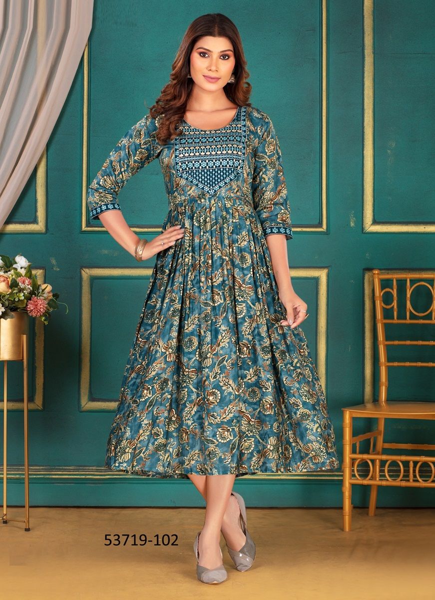 BHUMI - CATALOG # 53719 (SET OF 6 READYMADE KURTIS) BHUMI - CATALOG # 53719 (SET OF 6 READYMADE KURTIS)