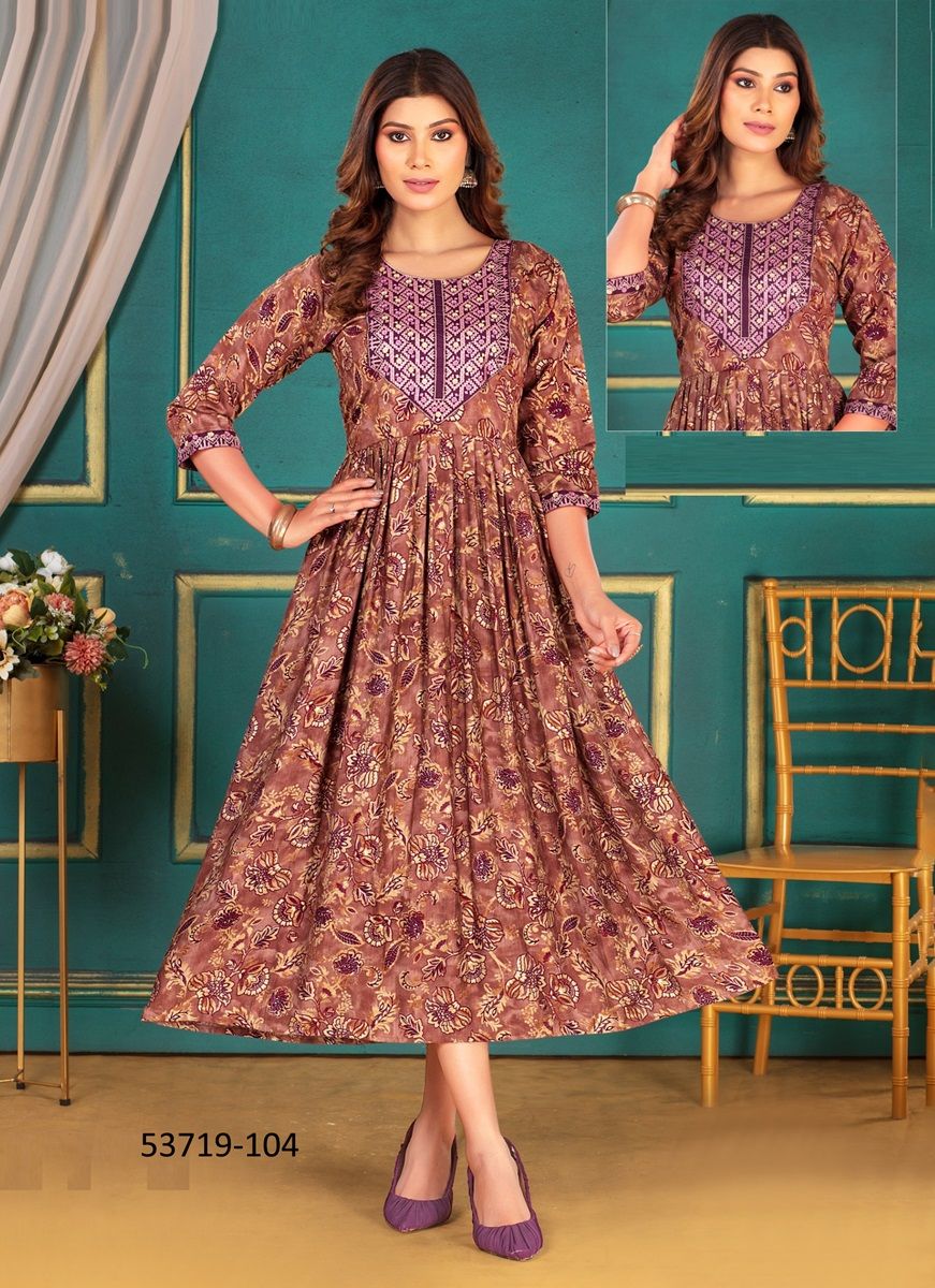 BHUMI - CATALOG # 53719 (SET OF 6 READYMADE KURTIS) BHUMI - CATALOG # 53719 (SET OF 6 READYMADE KURTIS)