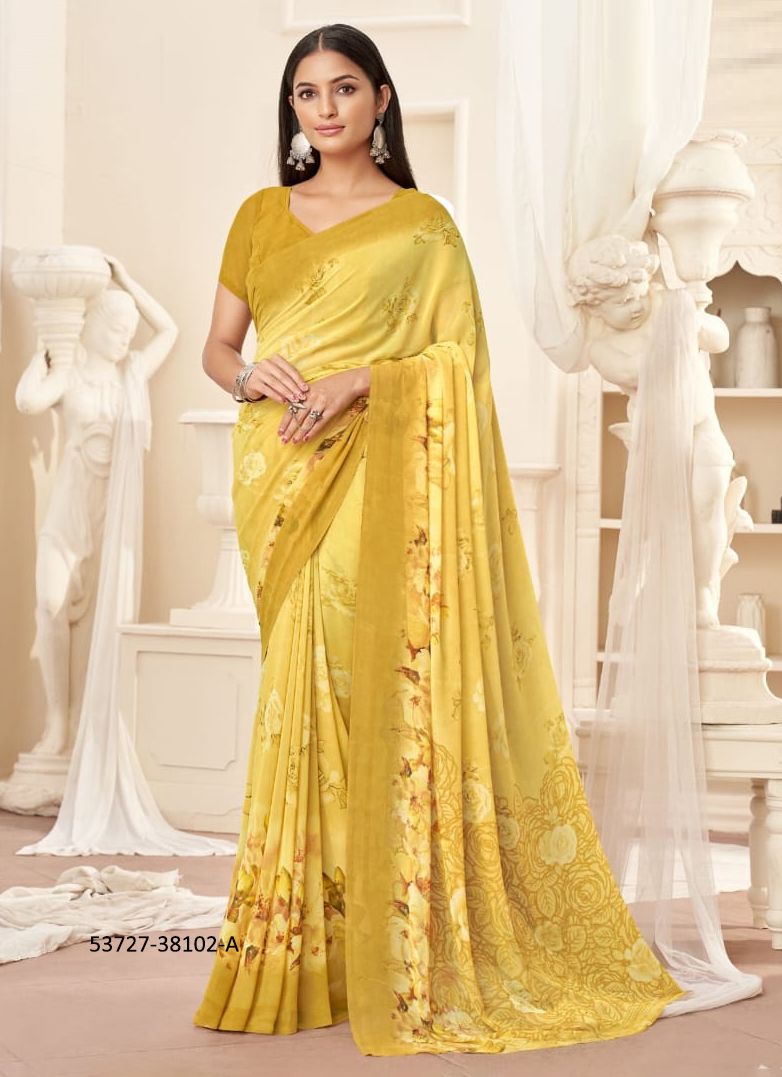 RAAGA GEORGETTE 16 - CATALOG # 53727 (SET OF 12 SAREES) RAAGA GEORGETTE 16 - CATALOG # 53727 (SET OF 12 SAREES)