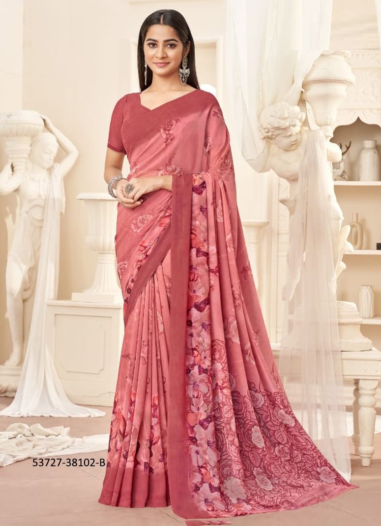RAAGA GEORGETTE 16 - CATALOG # 53727 (SET OF 12 SAREES) RAAGA GEORGETTE 16 - CATALOG # 53727 (SET OF 12 SAREES)