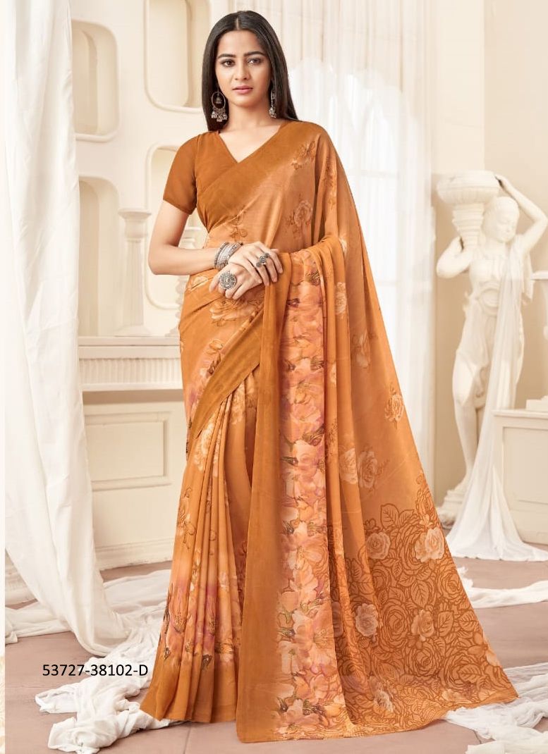 RAAGA GEORGETTE 16 - CATALOG # 53727 (SET OF 12 SAREES) RAAGA GEORGETTE 16 - CATALOG # 53727 (SET OF 12 SAREES)