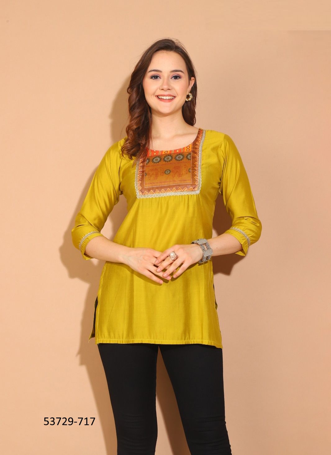KIARA - CATALOG # 53729 (SET OF 6 READYMADE KURTIS)