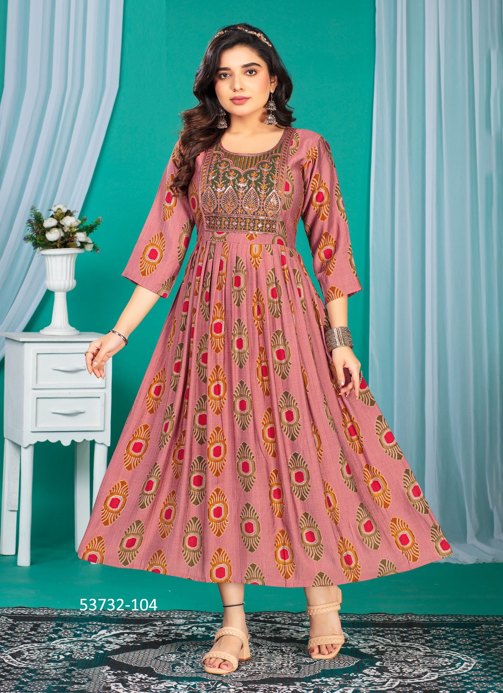 SAFAR - CATALOG # 53732 (SET OF 6 READYMADE KURTIS) SAFAR - CATALOG # 53732 (SET OF 6 READYMADE KURTIS)
