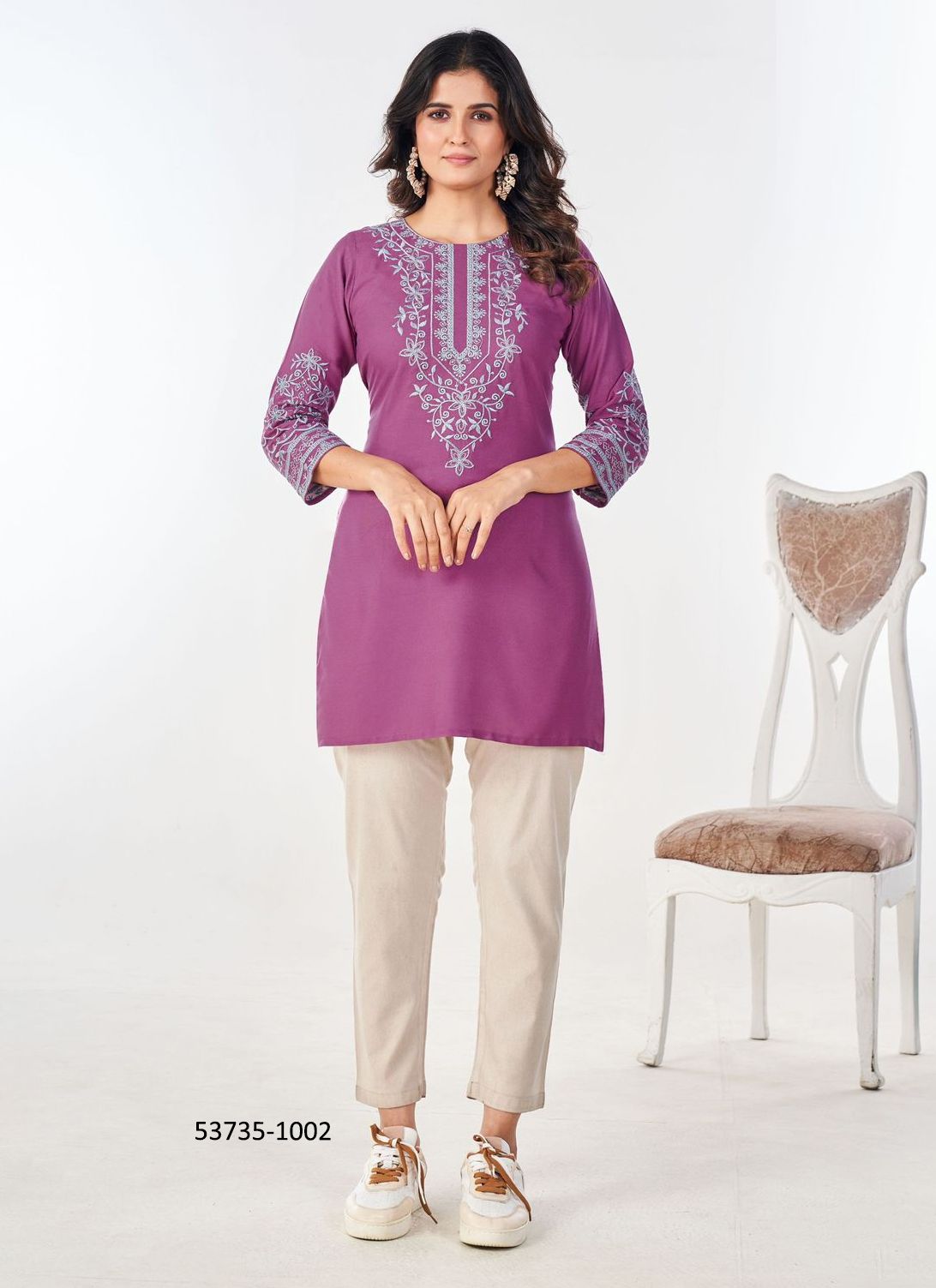 GOSSIP - CATALOG # 53735 (SET OF 6 READYMADE KURTIS)