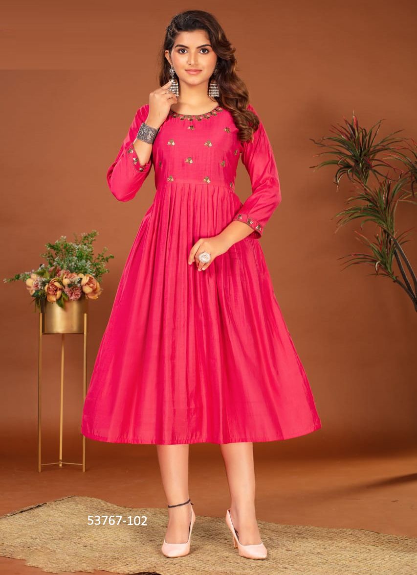 PRIYAL - CATALOG # 53767 (SET OF 6 READYMADE KURTIS)