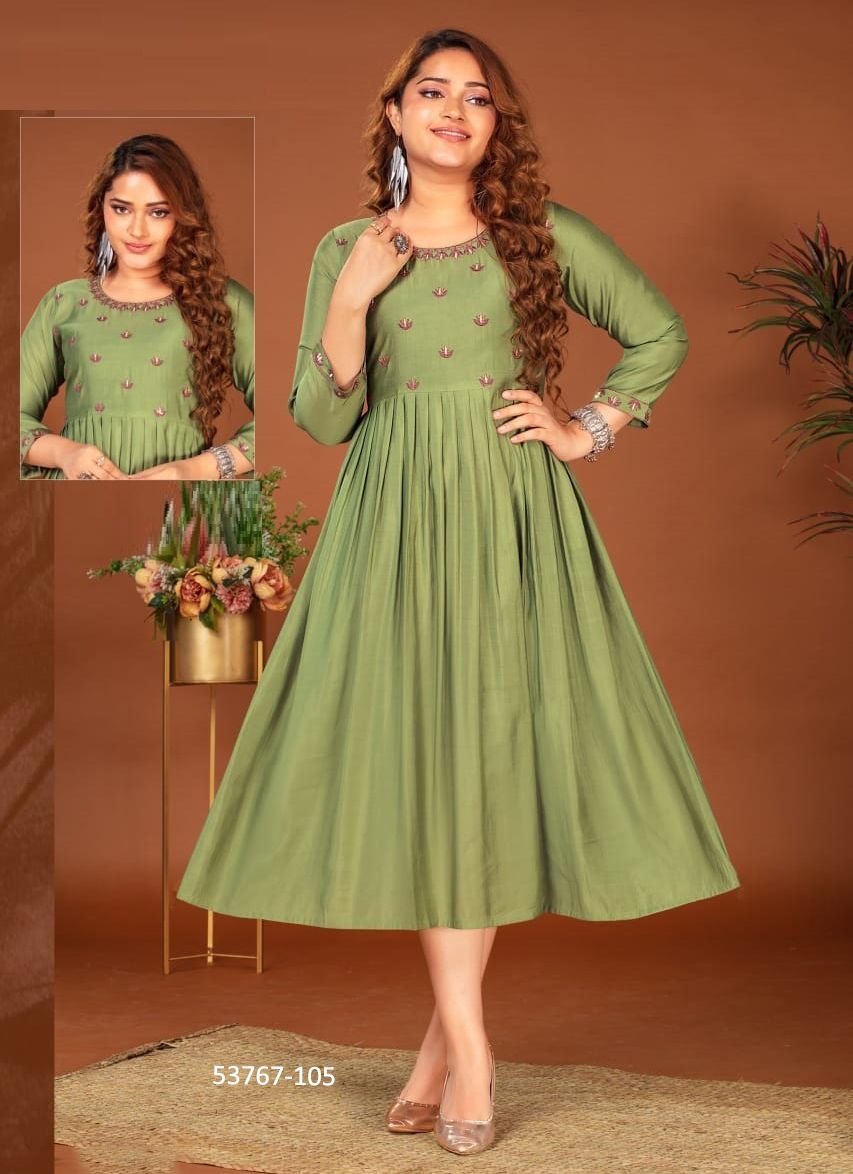 PRIYAL - CATALOG # 53767 (SET OF 6 READYMADE KURTIS)
