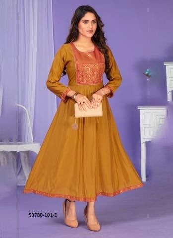 RAMANI - CATALOG # 53780 (SET OF 5 READYMADE KURTIS)