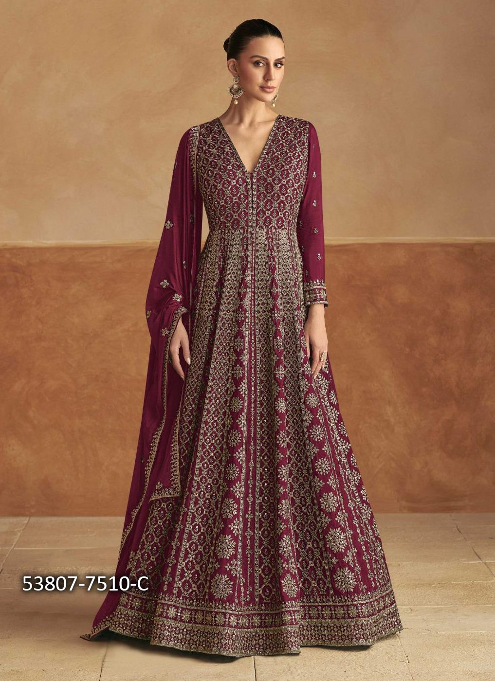 NAGMA - CATALOG # 53807 (SET OF 4 READYMADE GOWNS) NAGMA - CATALOG # 53807 (SET OF 4 READYMADE GOWNS)