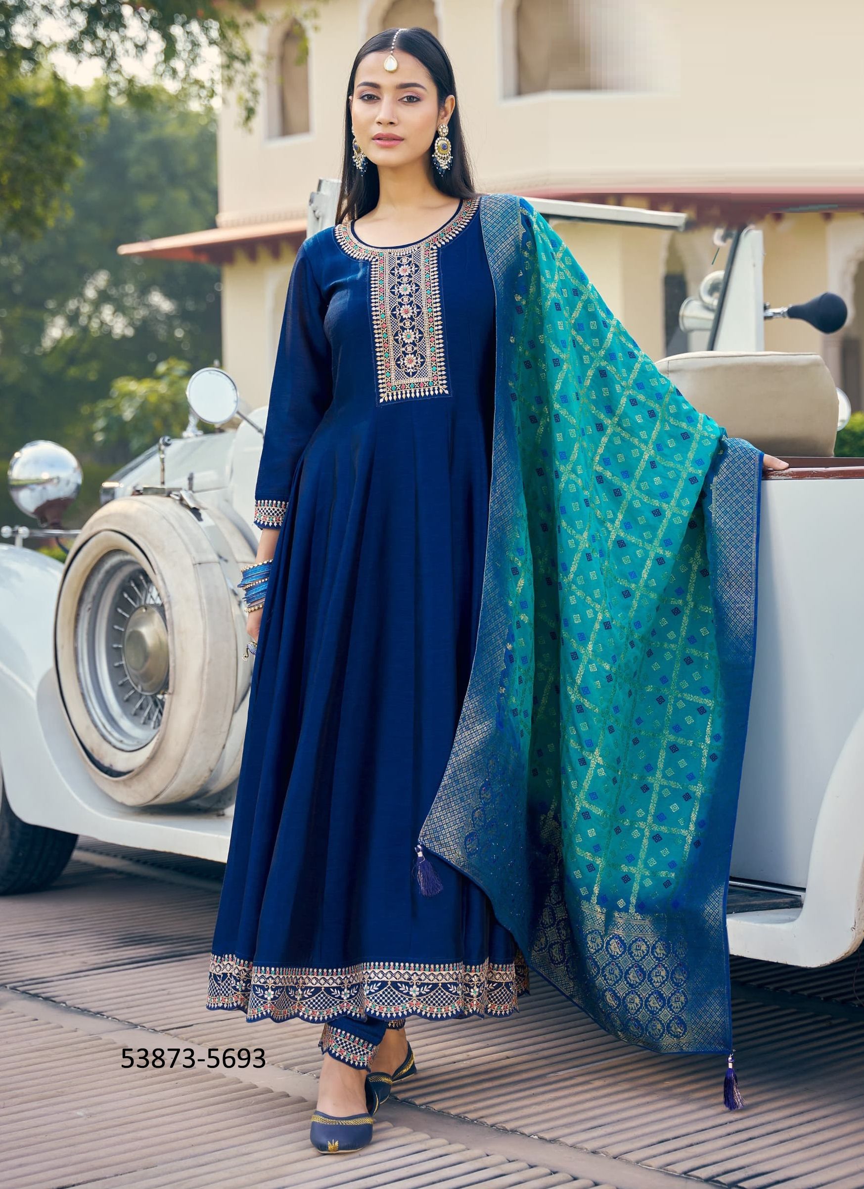 GUNJAN 2 - CATALOG # 53873 (SET OF 6 READYMADE SUITS) GUNJAN 2 - CATALOG # 53873 (SET OF 6 READYMADE SUITS)
