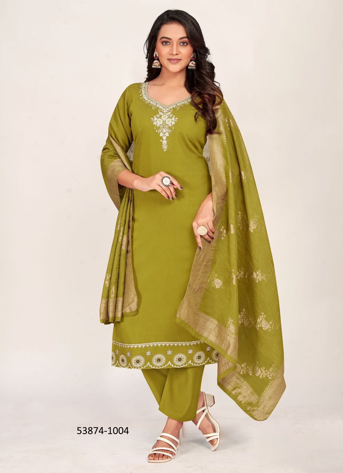 JHANVI - CATALOG # 53874 (SET OF 4 READYMADE SUITS)