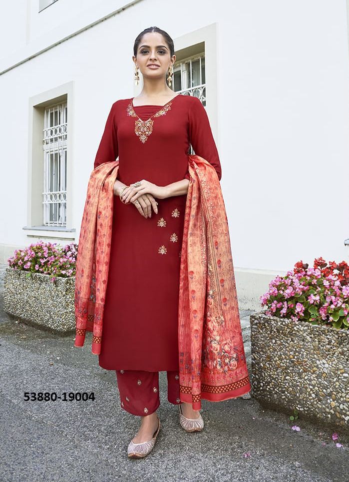 SARSHIYA 1 - CATALOG # 53880 (SET OF 4 READYMADE SUITS)