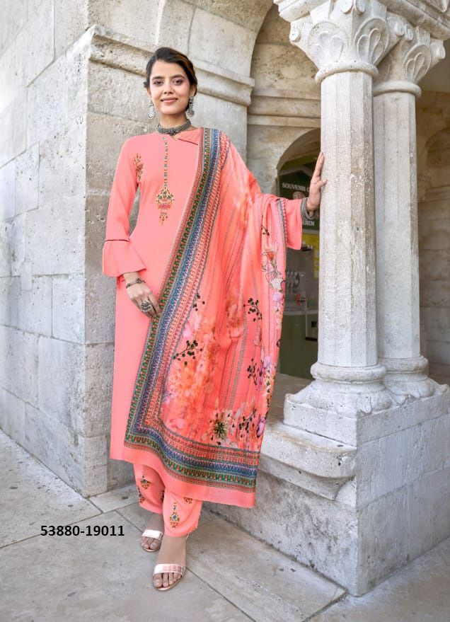 SARSHIYA 1 - CATALOG # 53880 (SET OF 4 READYMADE SUITS)