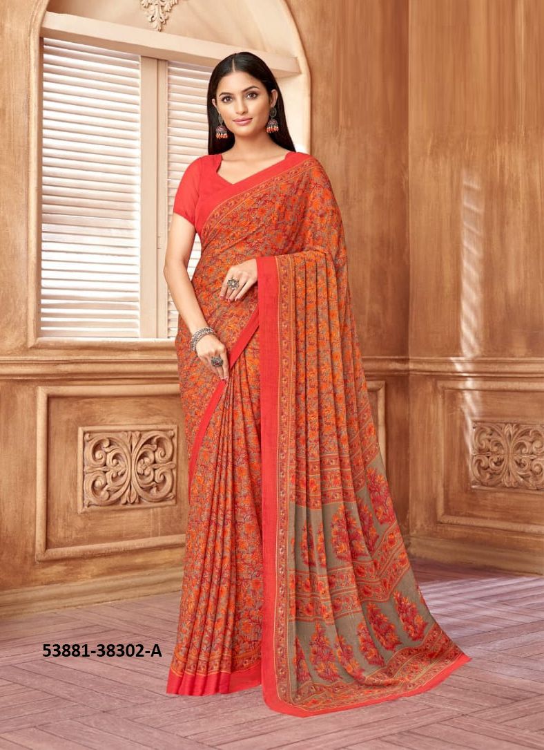 STAR CHIFFON 178 - CATALOG # 53881 (SET OF 12 SAREES) STAR CHIFFON 178 - CATALOG # 53881 (SET OF 12 SAREES)