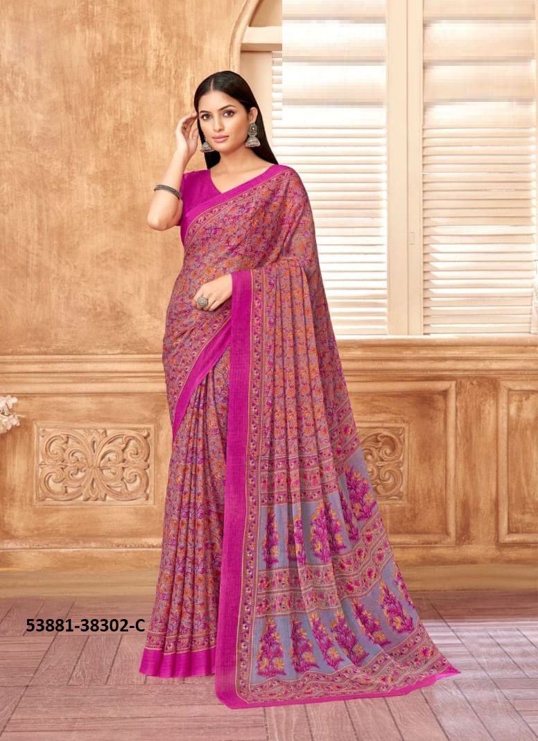 STAR CHIFFON 178 - CATALOG # 53881 (SET OF 12 SAREES) STAR CHIFFON 178 - CATALOG # 53881 (SET OF 12 SAREES)