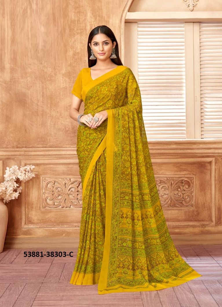 STAR CHIFFON 178 - CATALOG # 53881 (SET OF 12 SAREES) STAR CHIFFON 178 - CATALOG # 53881 (SET OF 12 SAREES)