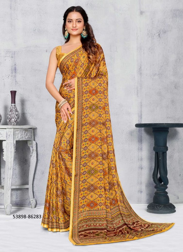 ANTIQUE GOLD 2 - CATALOG # 53898 (SET OF 9 SAREES) ANTIQUE GOLD 2 - CATALOG # 53898 (SET OF 9 SAREES)