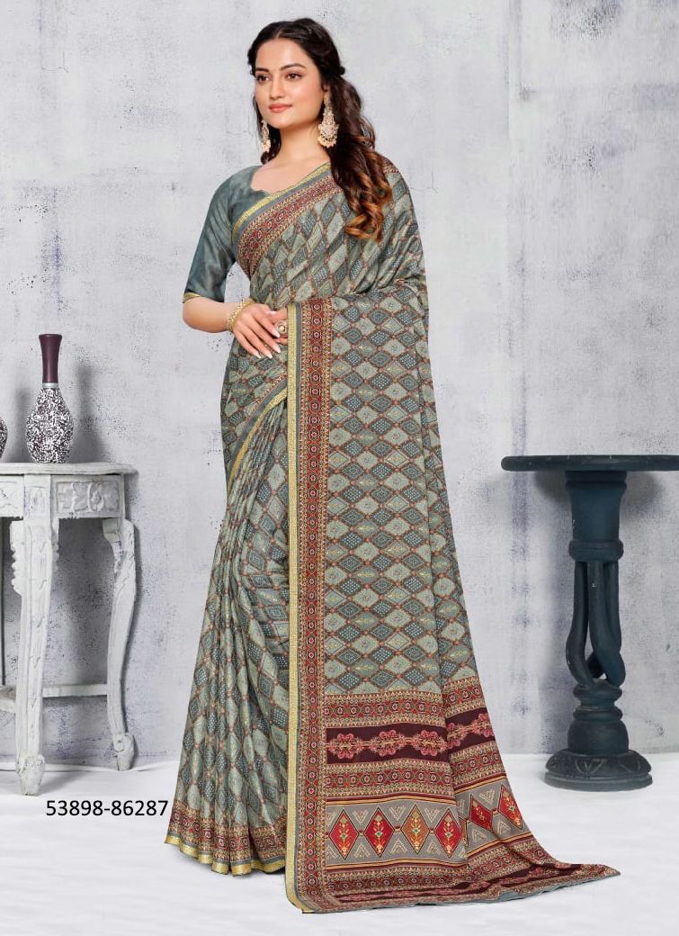ANTIQUE GOLD 2 - CATALOG # 53898 (SET OF 9 SAREES) ANTIQUE GOLD 2 - CATALOG # 53898 (SET OF 9 SAREES)