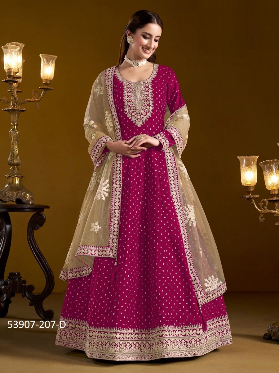 AANAYA 207 - CATALOG # 53907 (SET OF 4 READYMADE SUITS) AANAYA 207 - CATALOG # 53907 (SET OF 4 READYMADE SUITS)